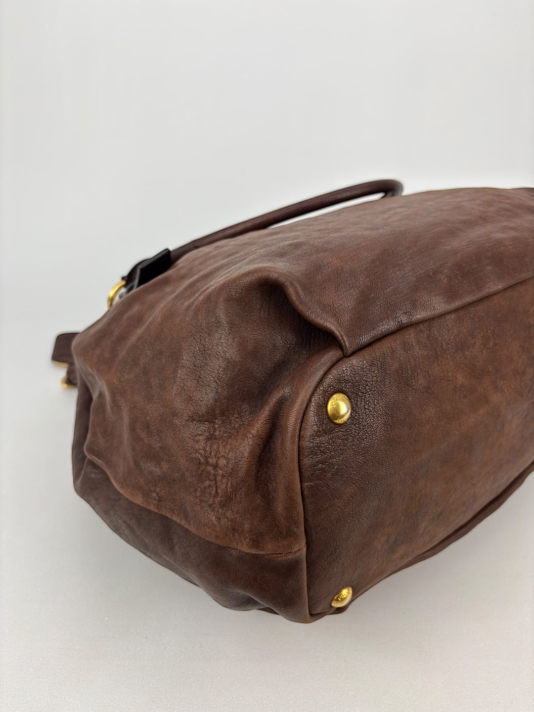 Prada Learher Bucket Shoulderbag