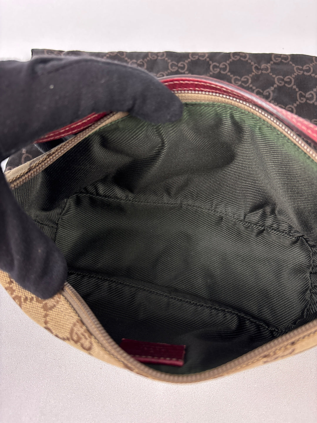 Gucci Abbey Segeltuch Handtaschen