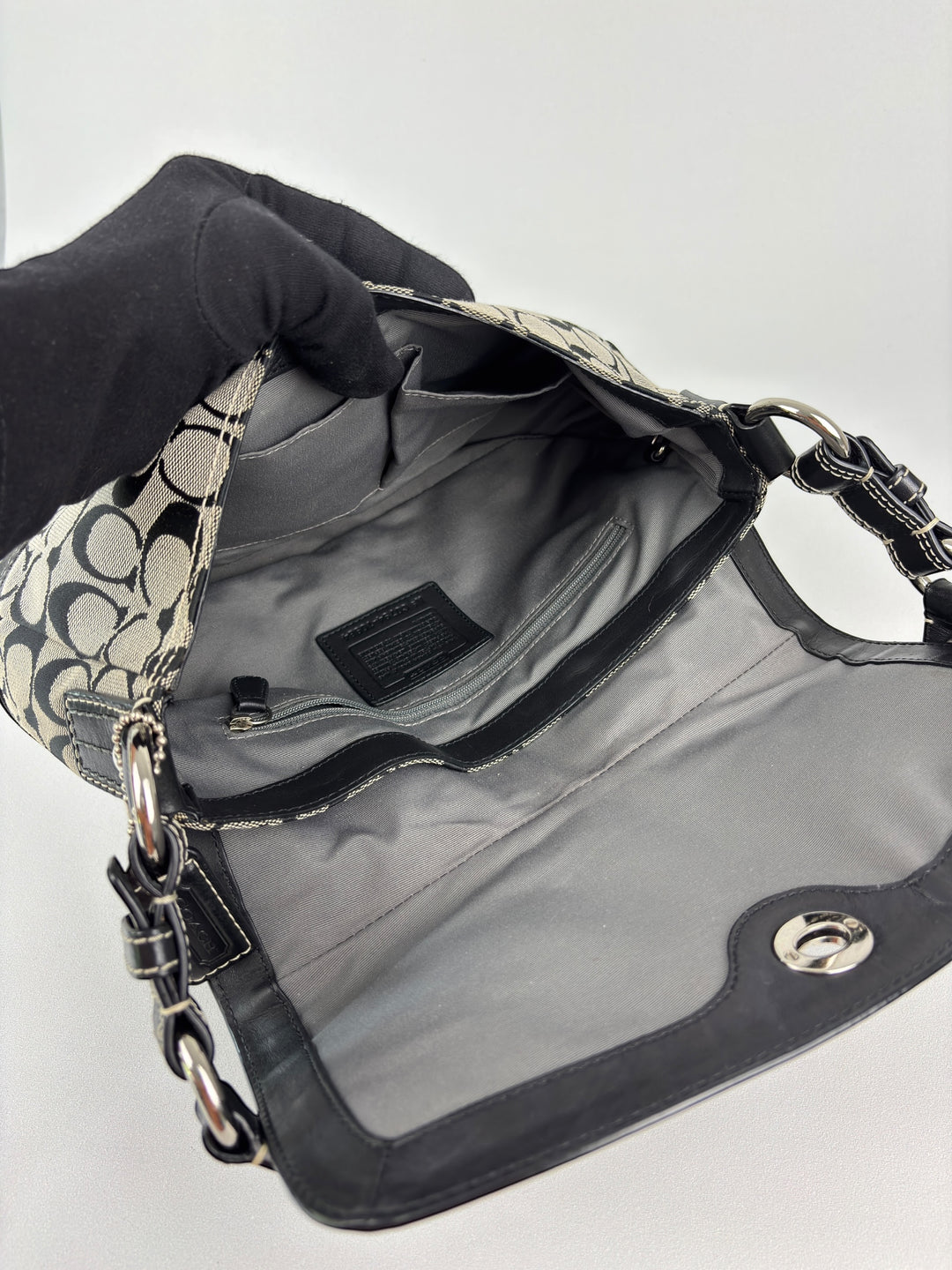 Coach Signature Soho Flap Shoulder Bag