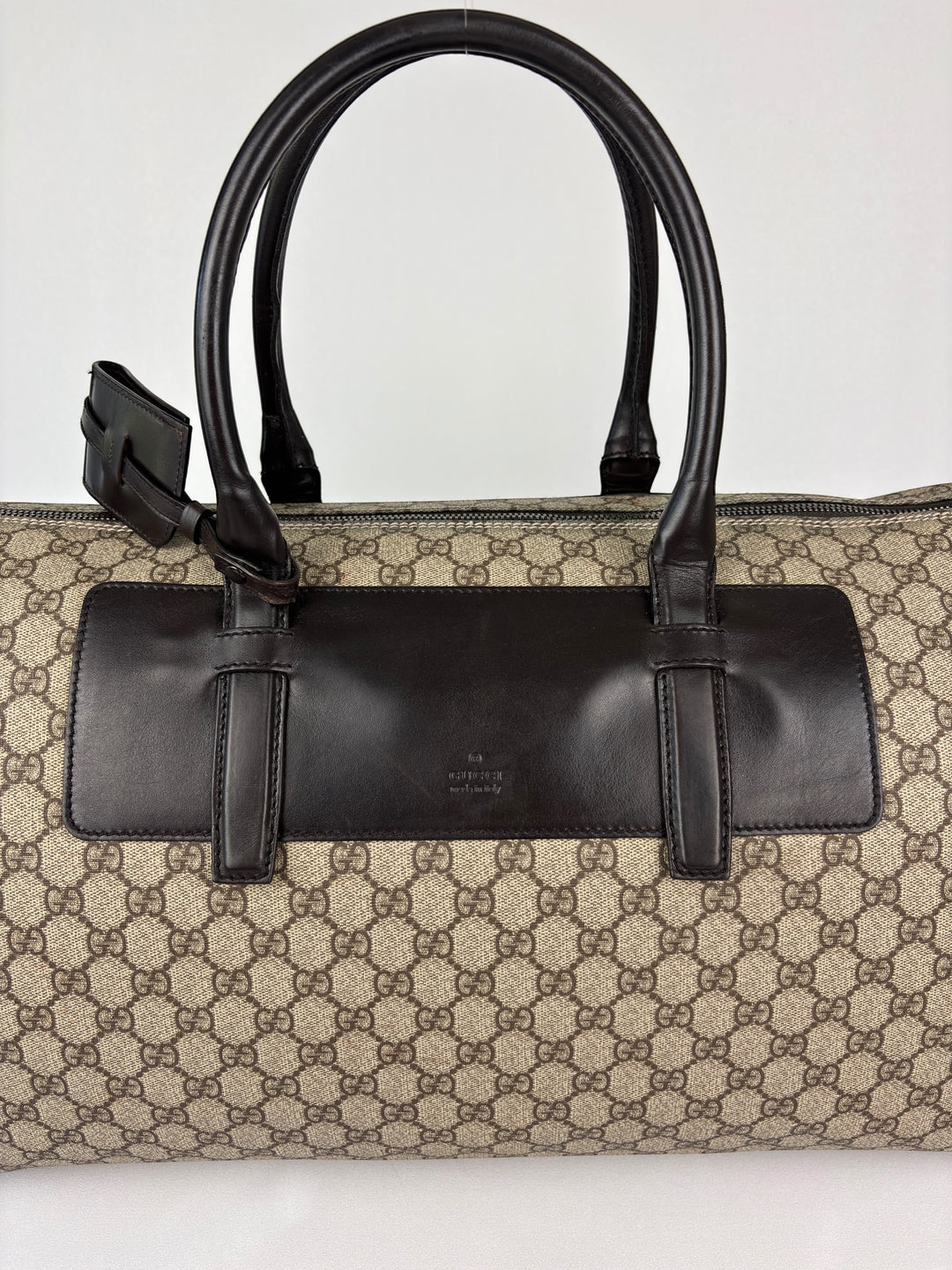 Gucci GG Supreme Boston Travel Bag / Duffle Bag