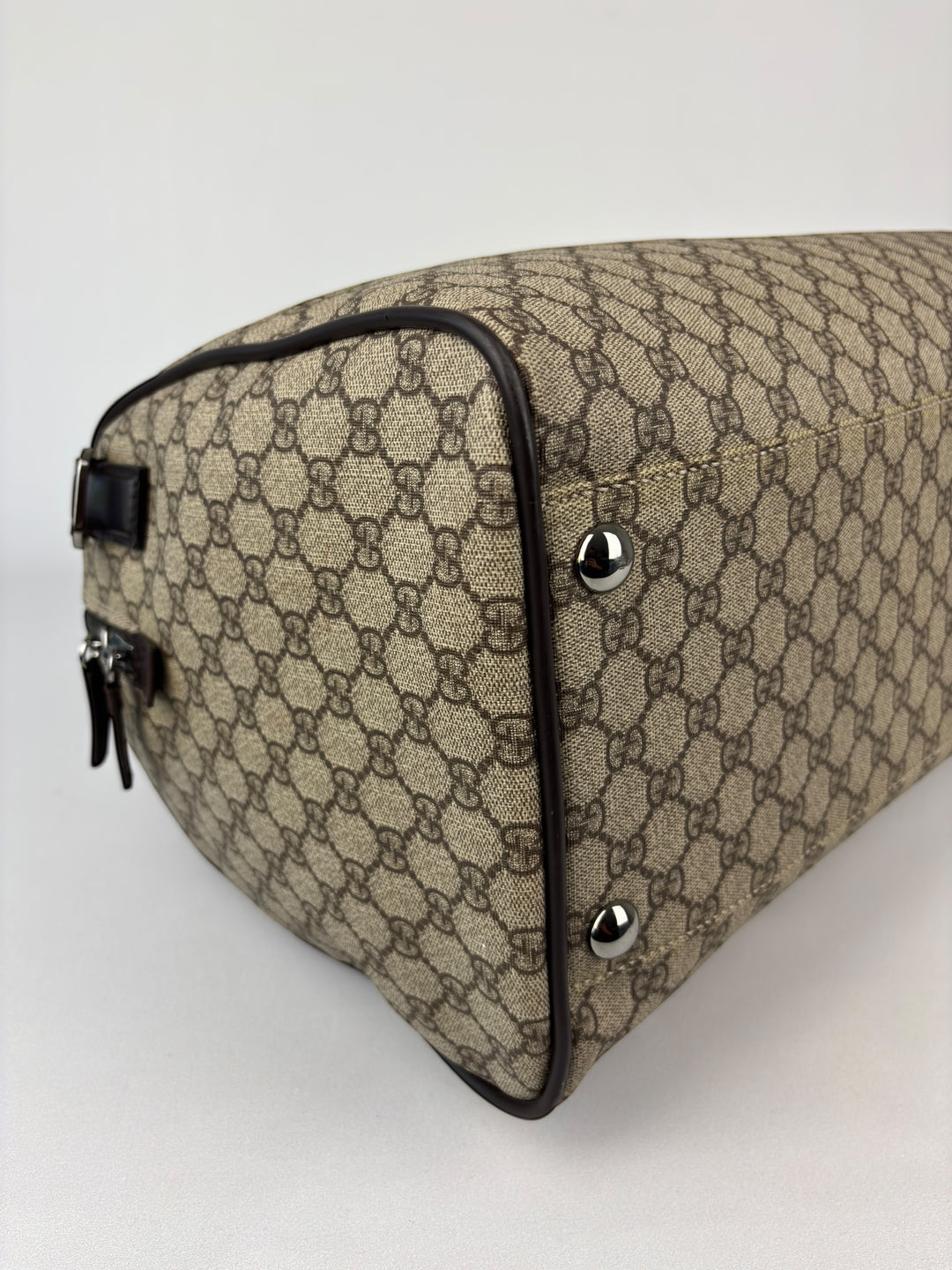 Gucci GG Supreme Boston Travel Bag / Duffle Bag
