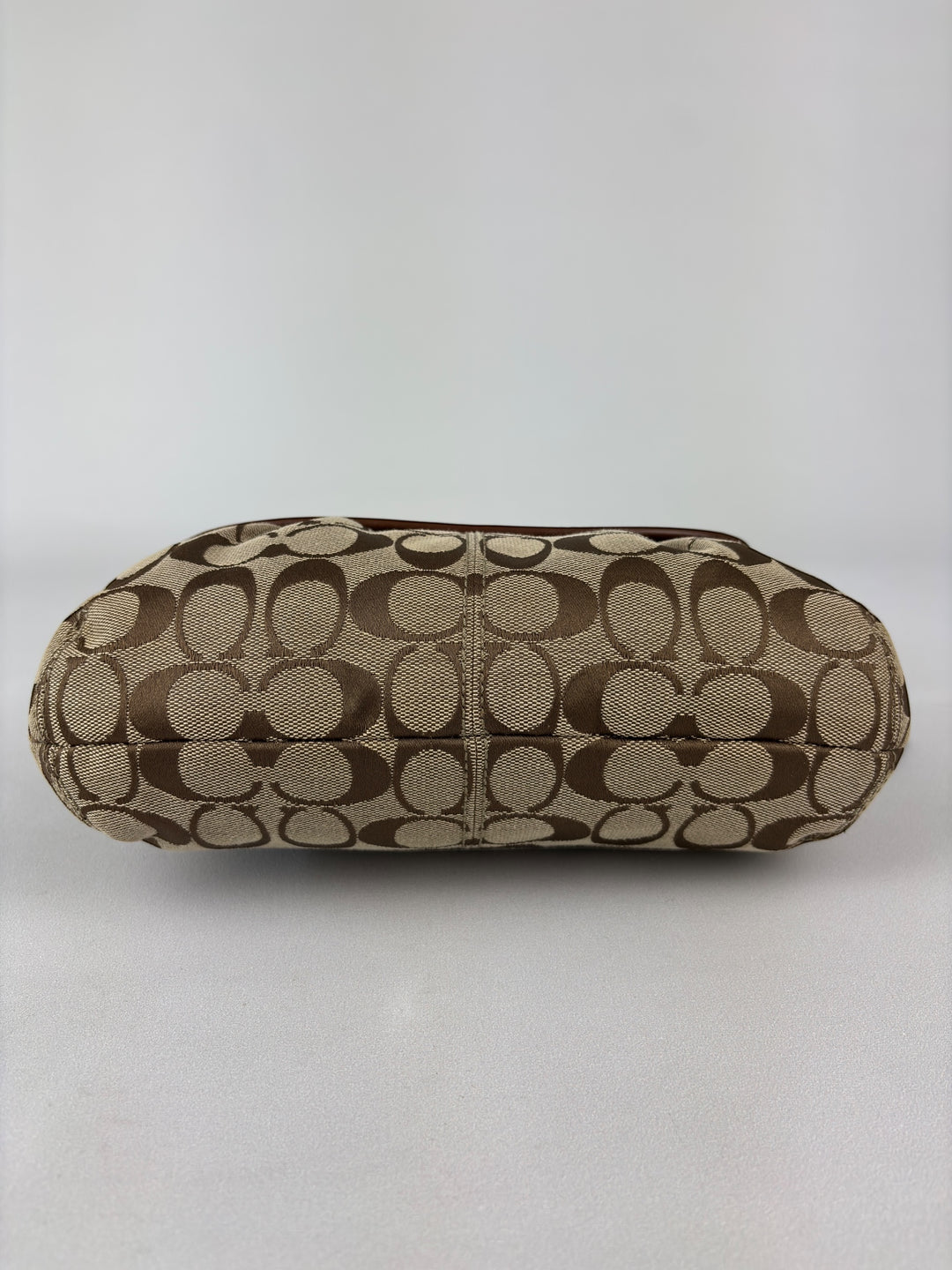 Coach Signature Jacquard Flap Shoulder Bag