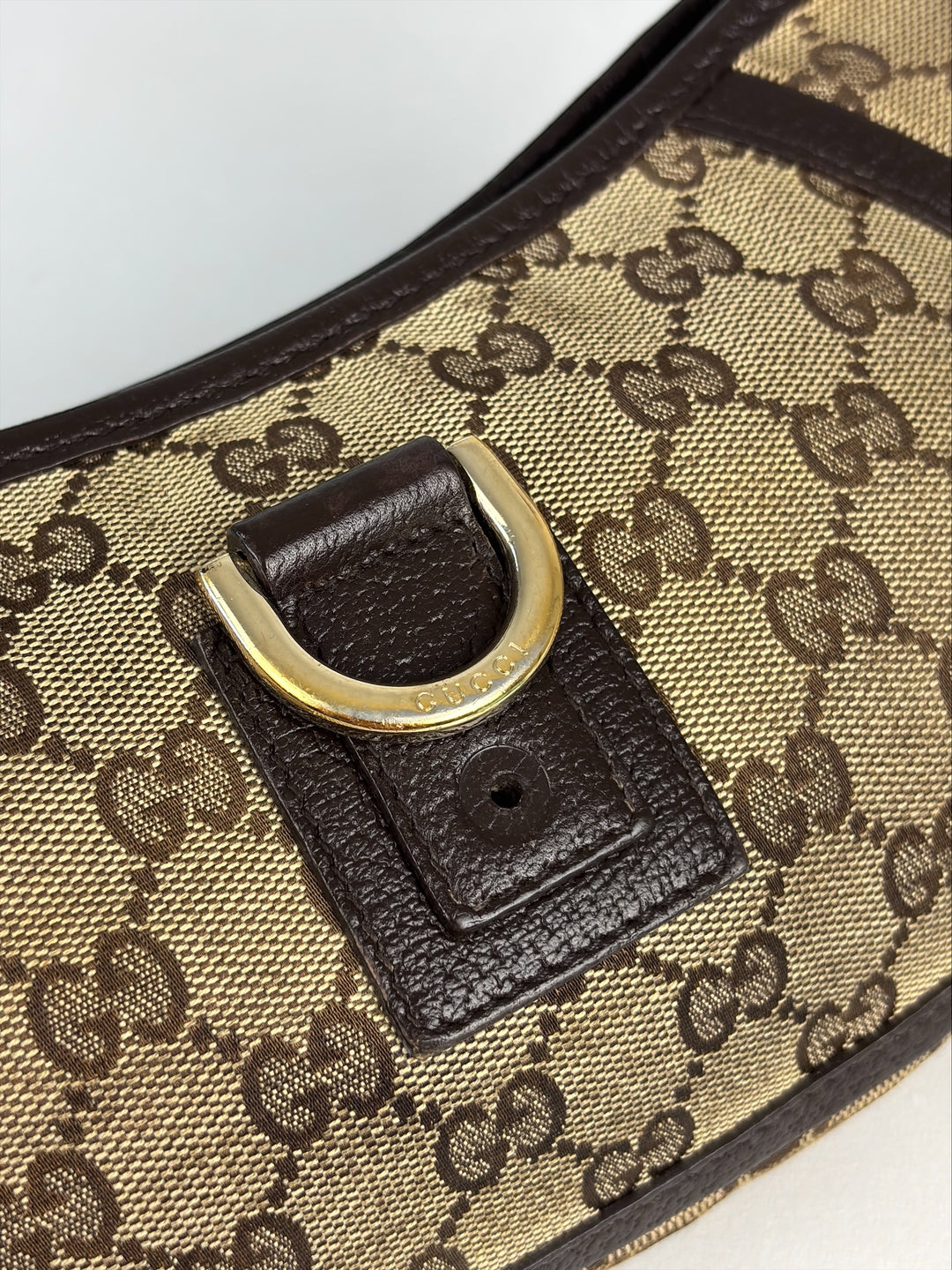 Gucci D-Ring – Schulter-/Pochette-Tasche /Baguette