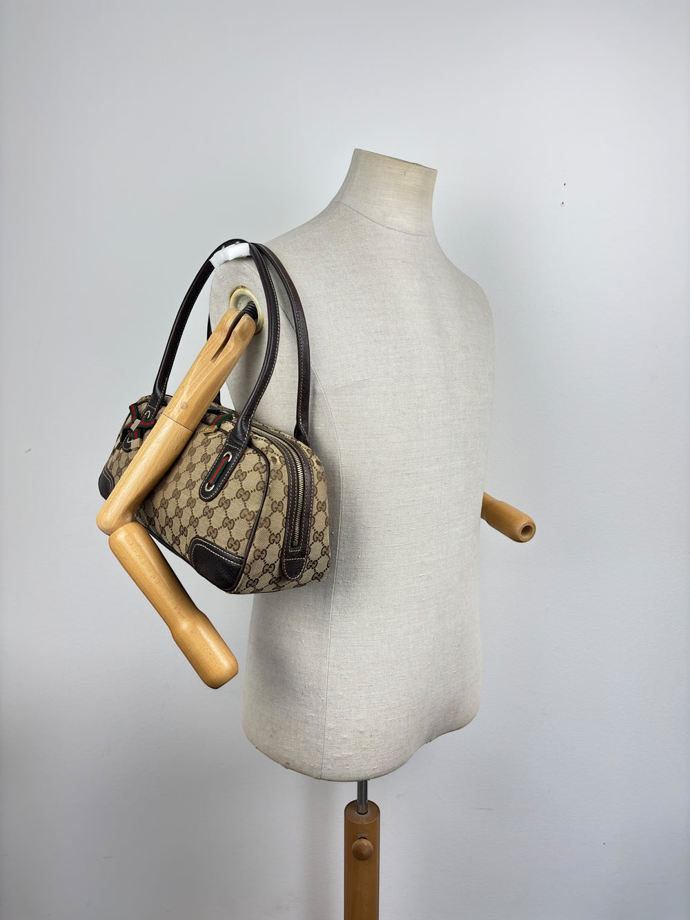 Gucci GG Canvas Boston Bag Gucci Sherry Princy Shoulderbag Baguette