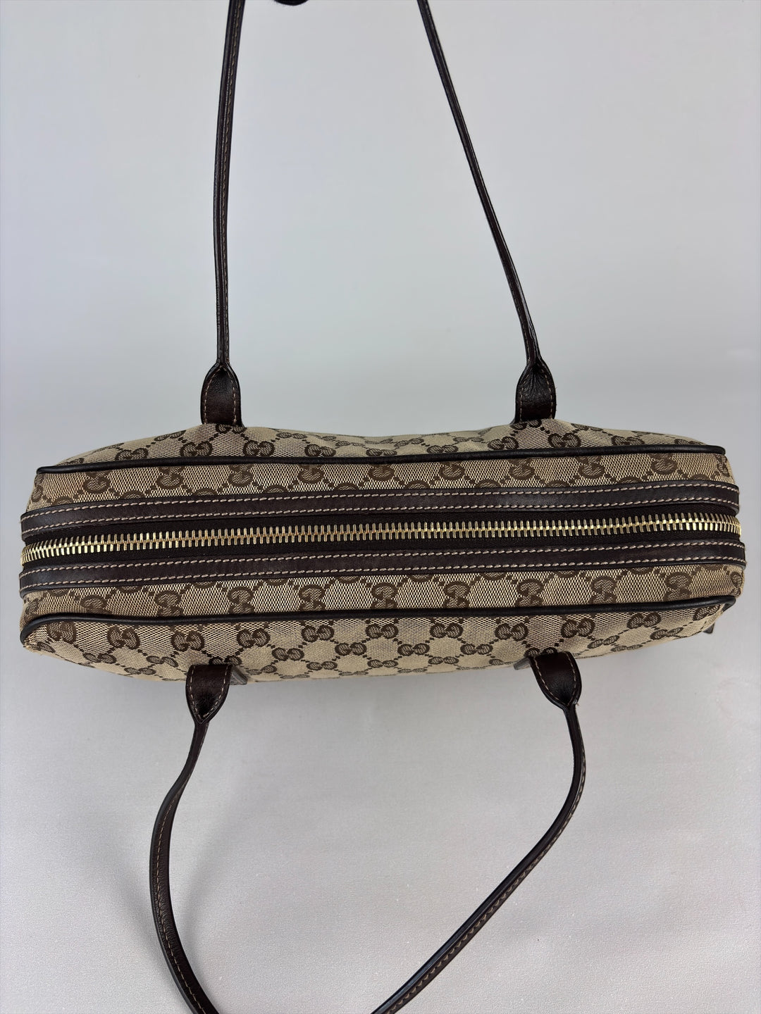 Gucci Vintage "1973" Boston Bag mit Interlocking-G Schultertasche / Baguette