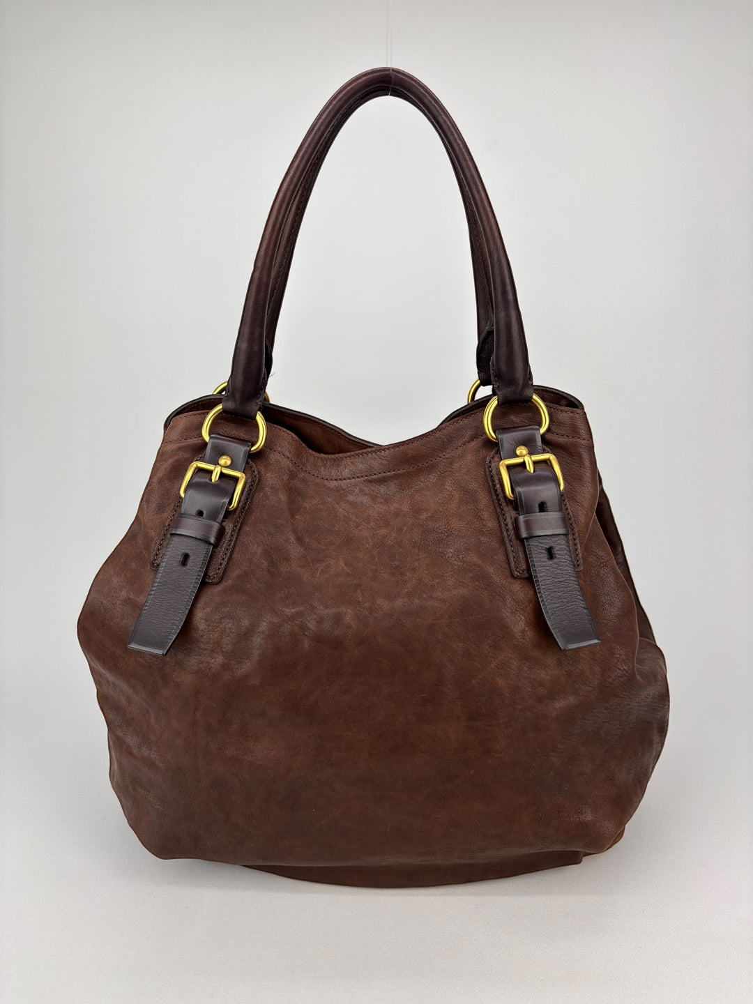 Prada Learher Bucket Shoulderbag