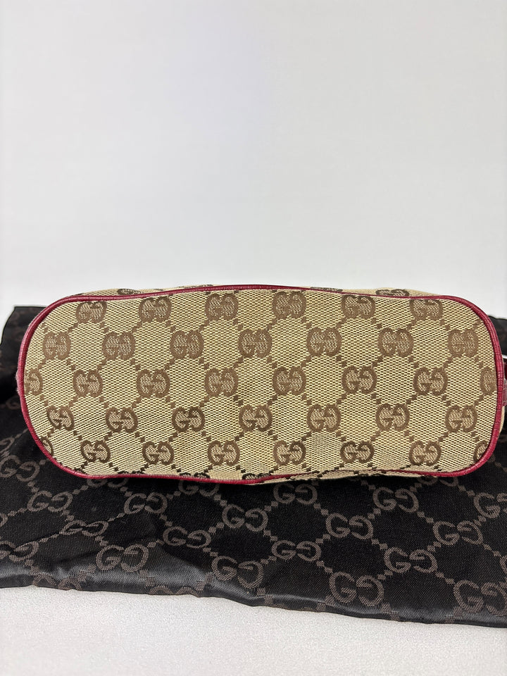 Gucci Abbey Segeltuch Handtaschen