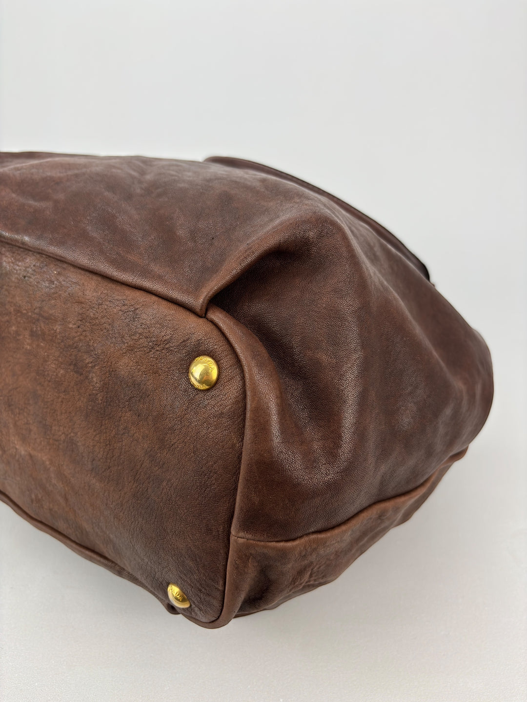 Prada Learher Bucket Shoulderbag