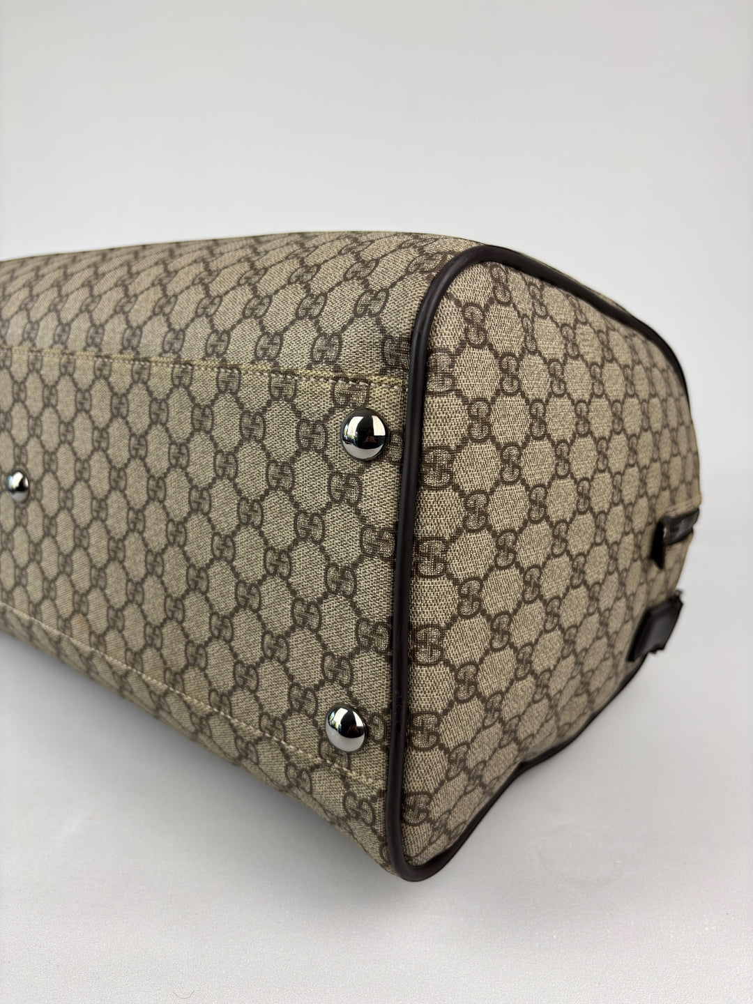 Gucci GG Supreme Boston Travel Bag / Duffle Bag