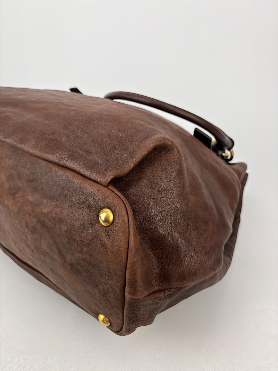 Prada Learher Bucket Shoulderbag