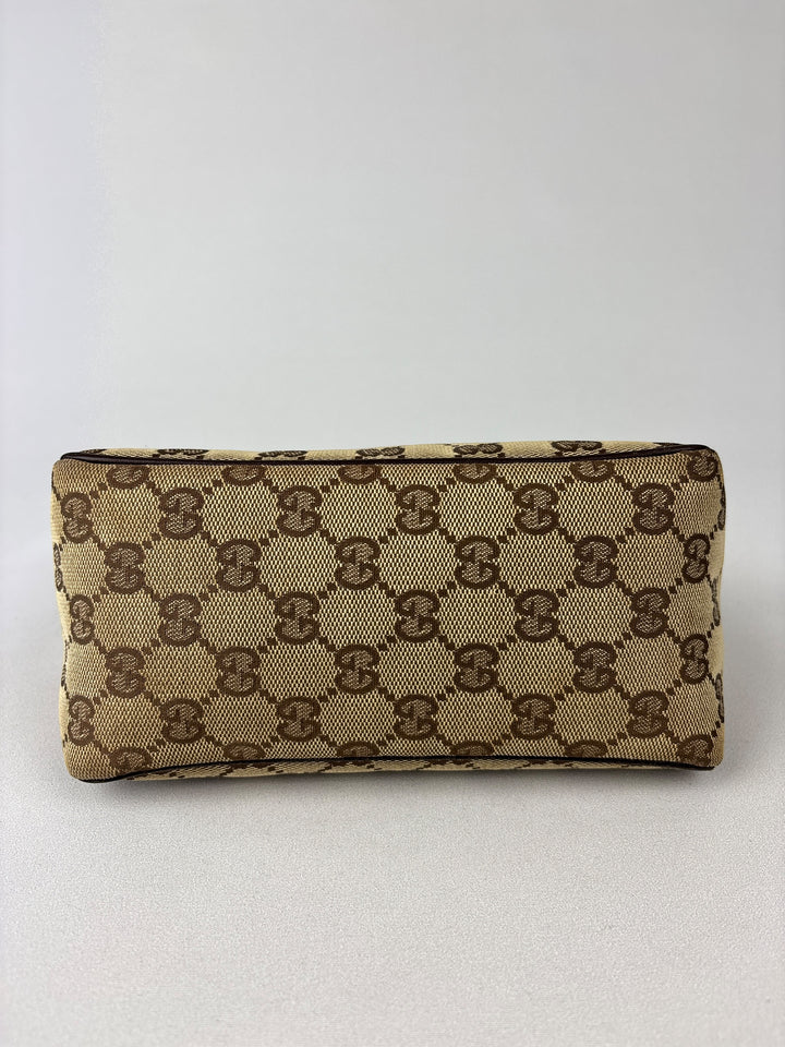 Gucci Abbey Segeltuch Handtaschen