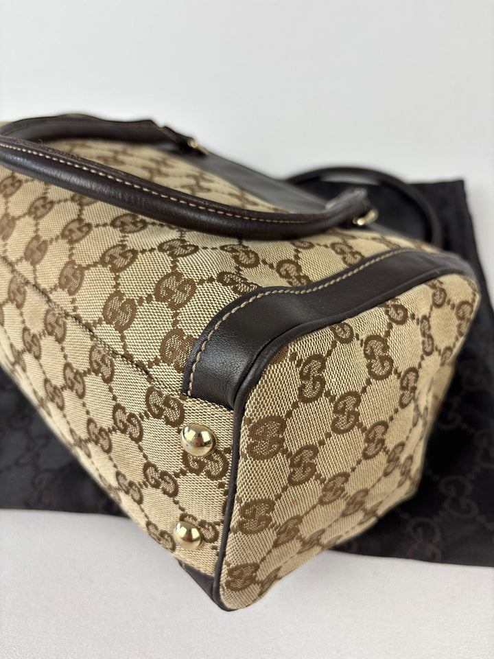 Gucci Abbey Segeltuch Handtaschen