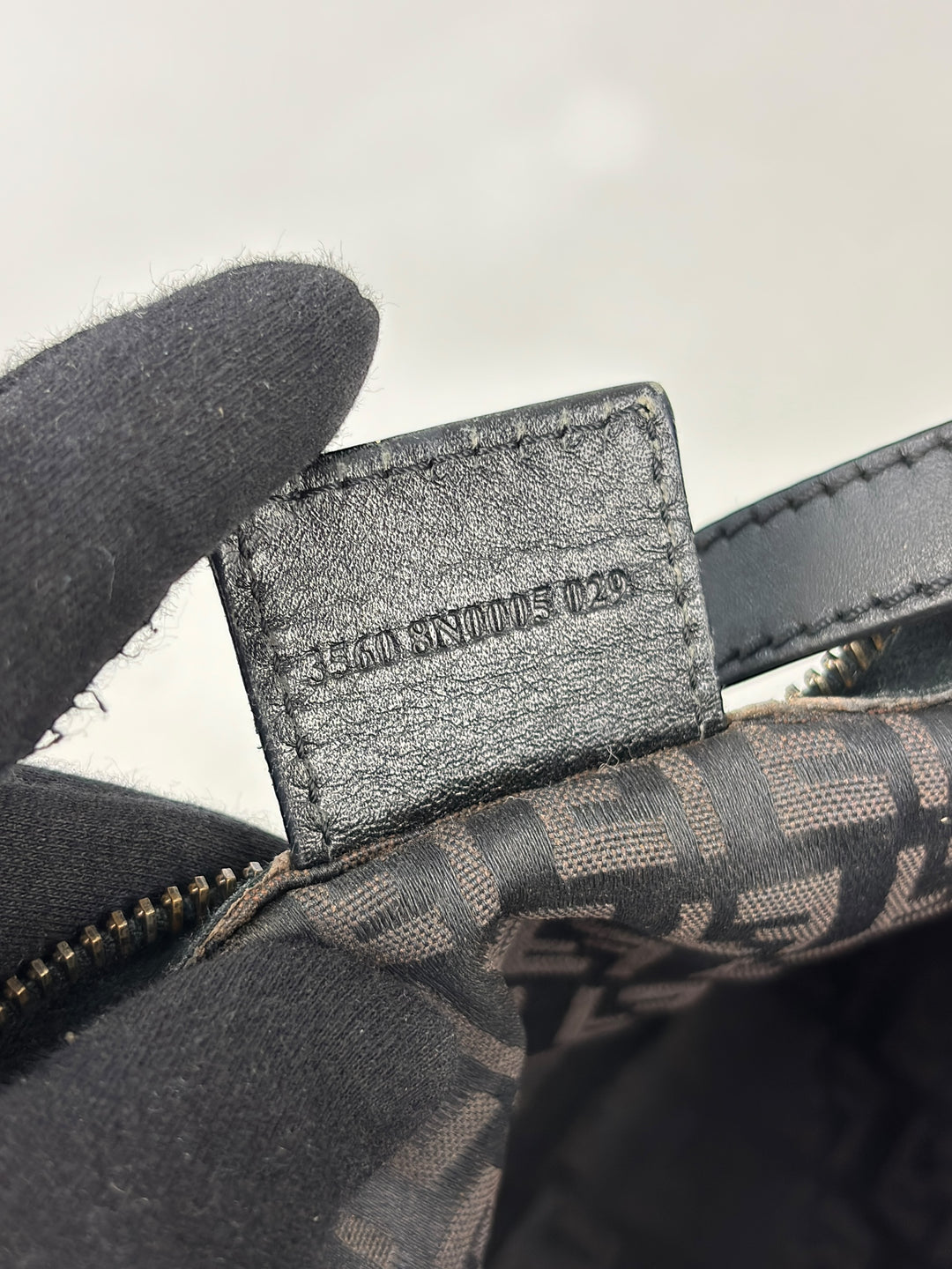 Fendi – Zucchino Canvas Hobo Baguette