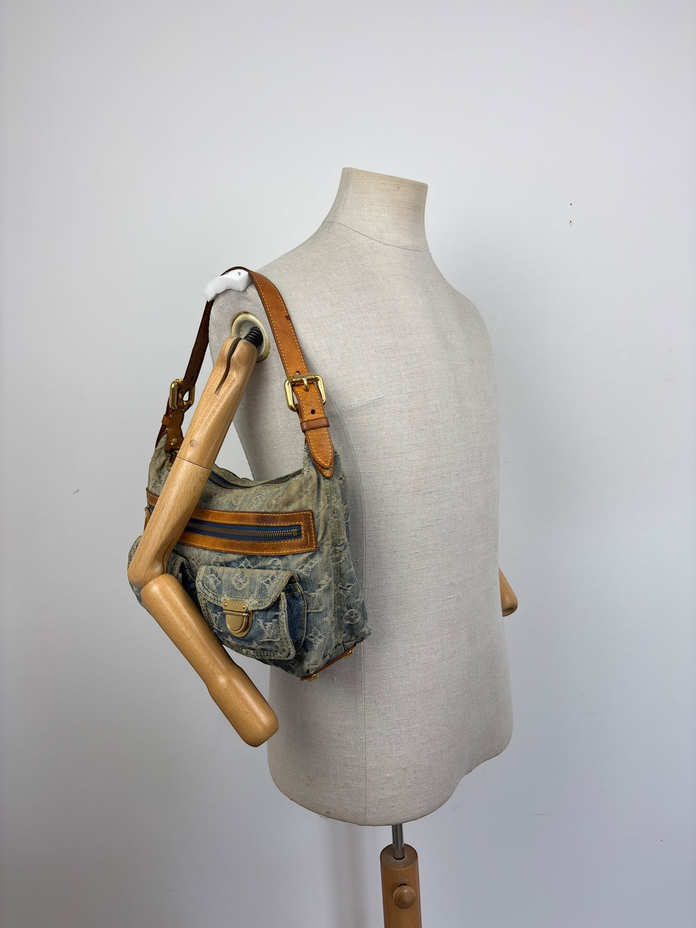 Louis Vuitton Monogram Denim Baggy PM Shoulderbag