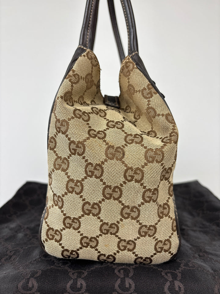 Gucci Abbey Segeltuch Handtaschen