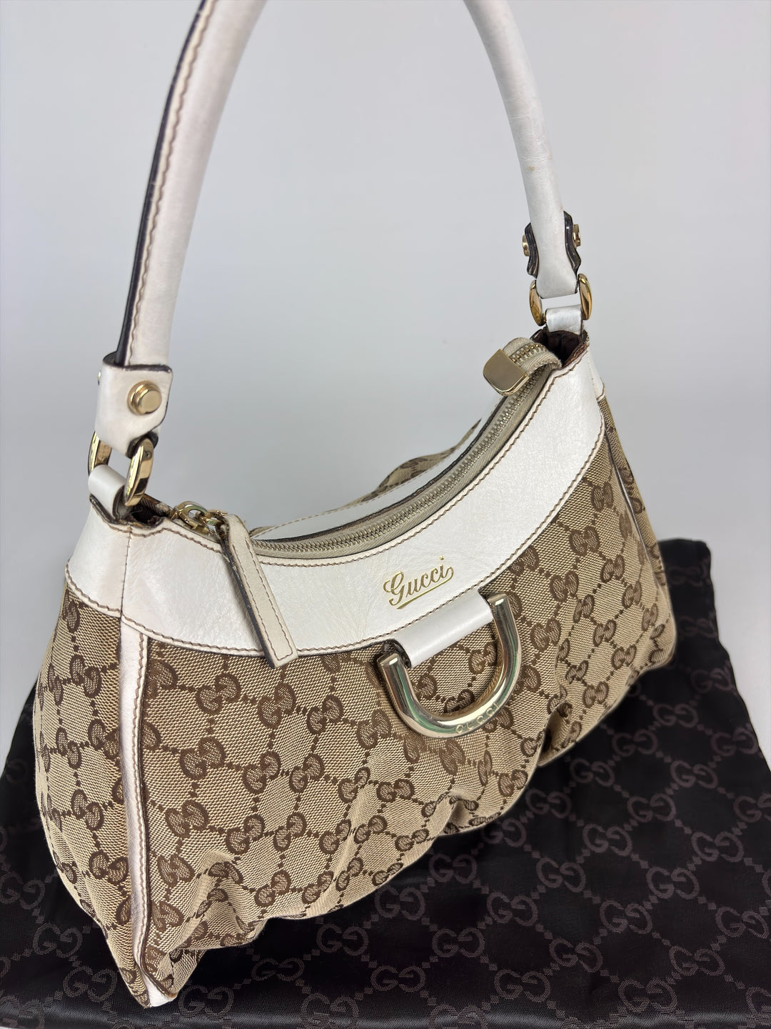 Gucci Vintage Abbey D-Ring Hobo Bag