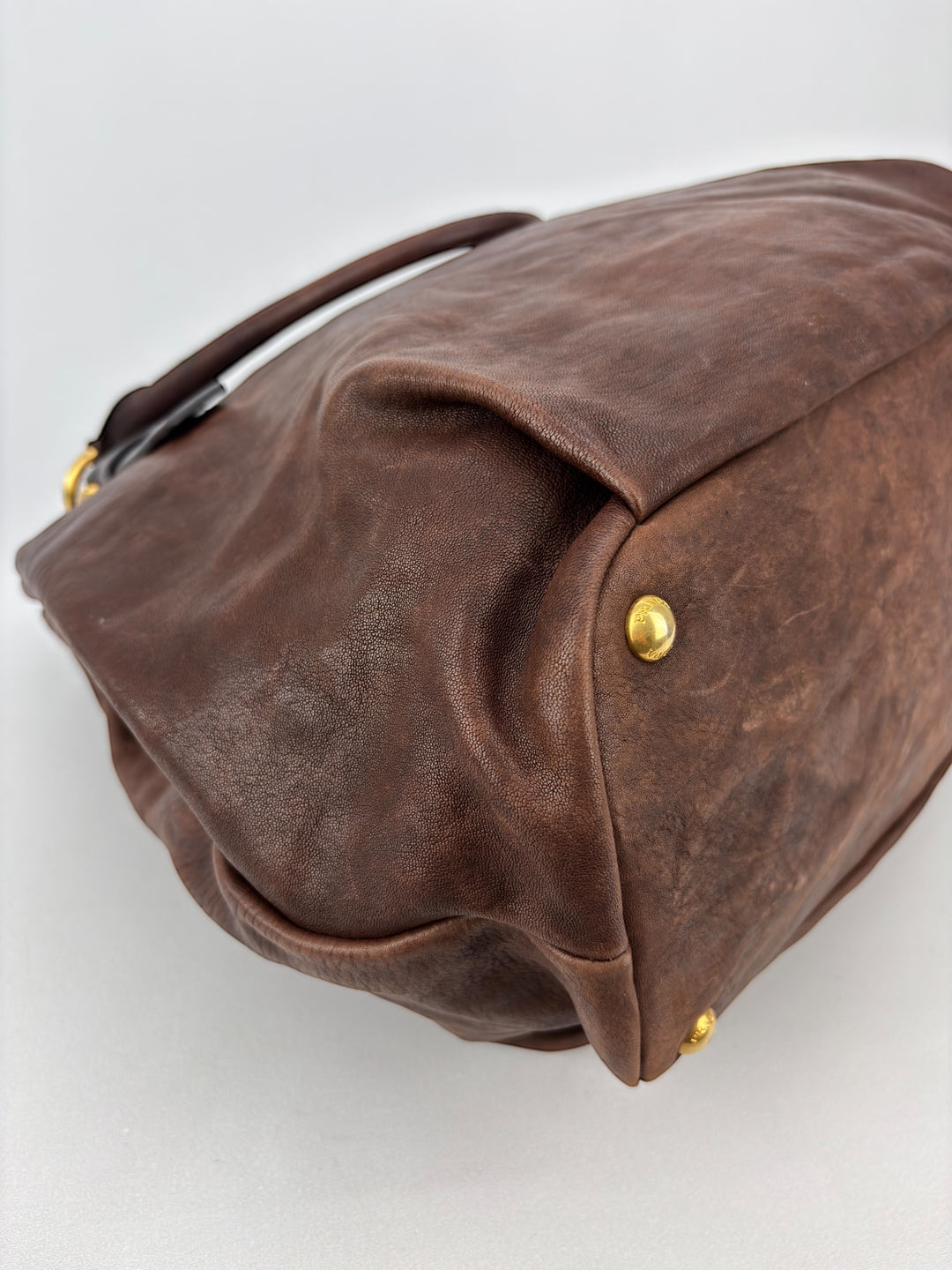 Prada Learher Bucket Shoulderbag
