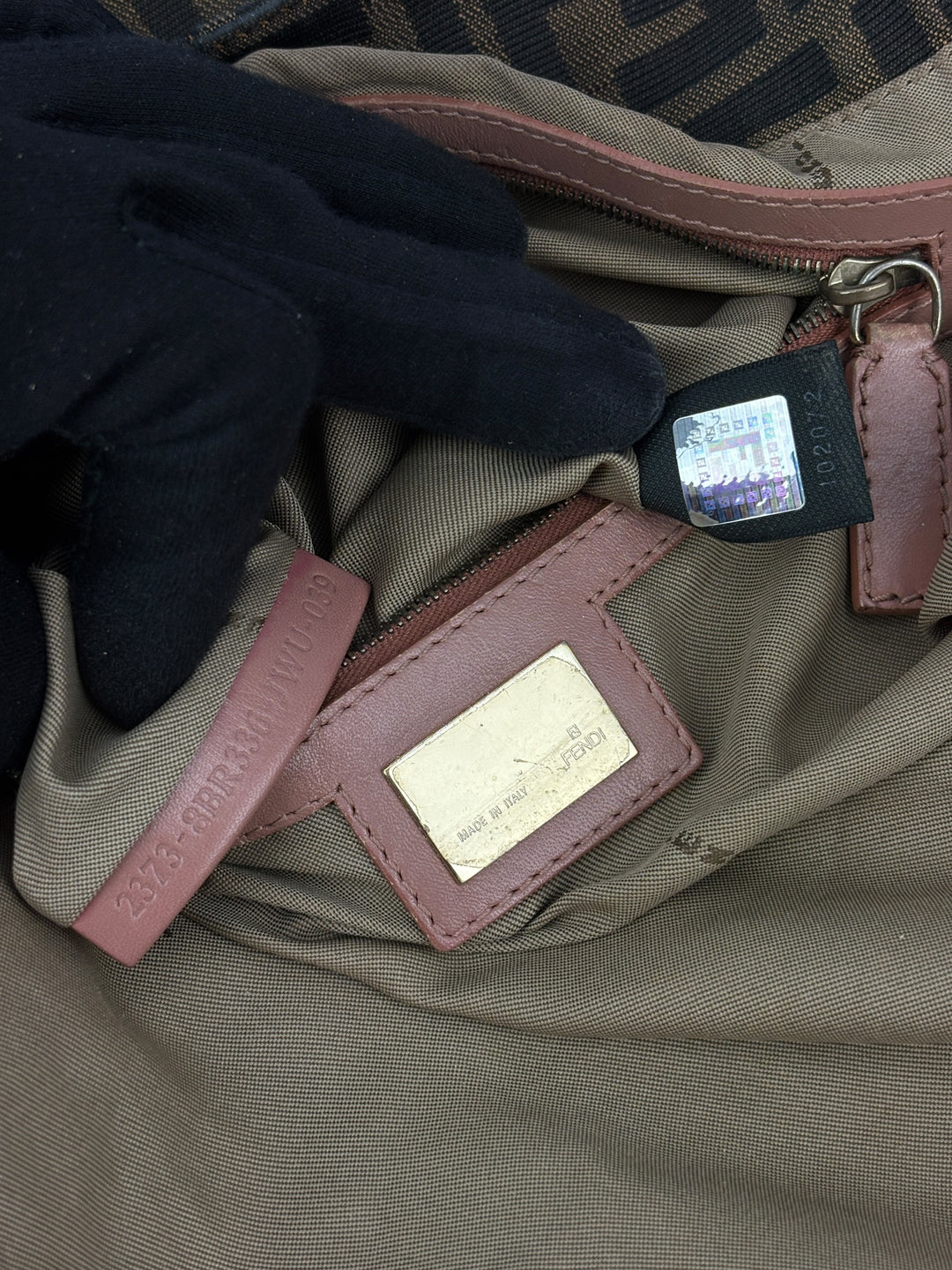 Fendi Zucca Chef Schultertasche