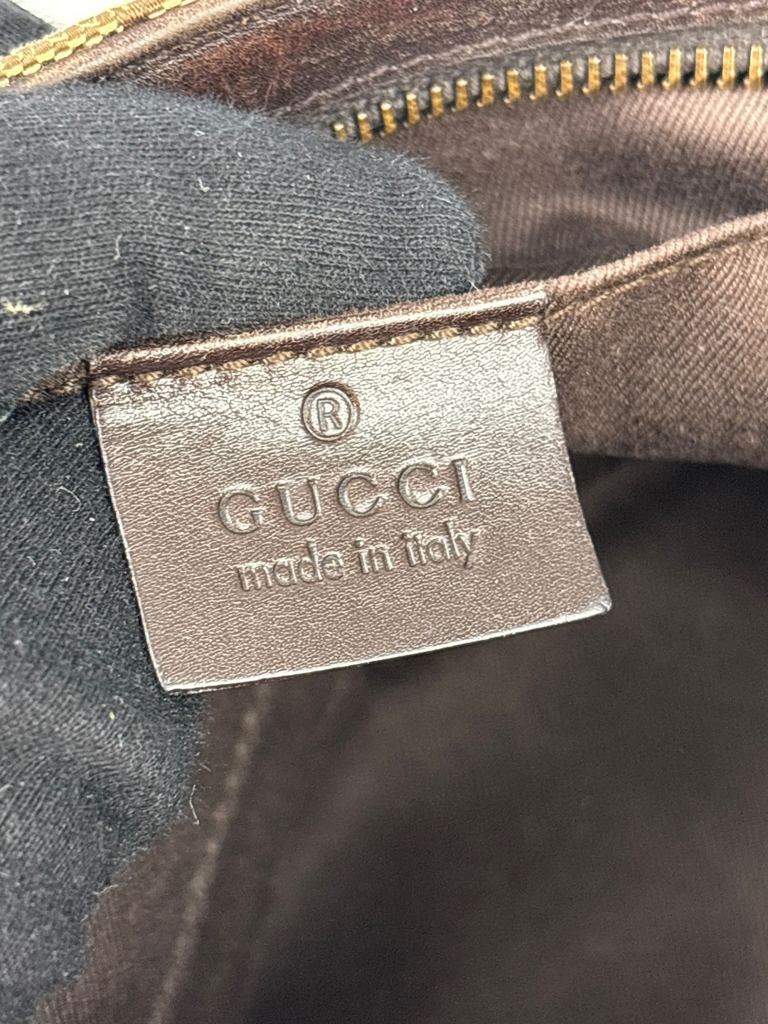 Gucci Abbey Segeltuch Handtaschen