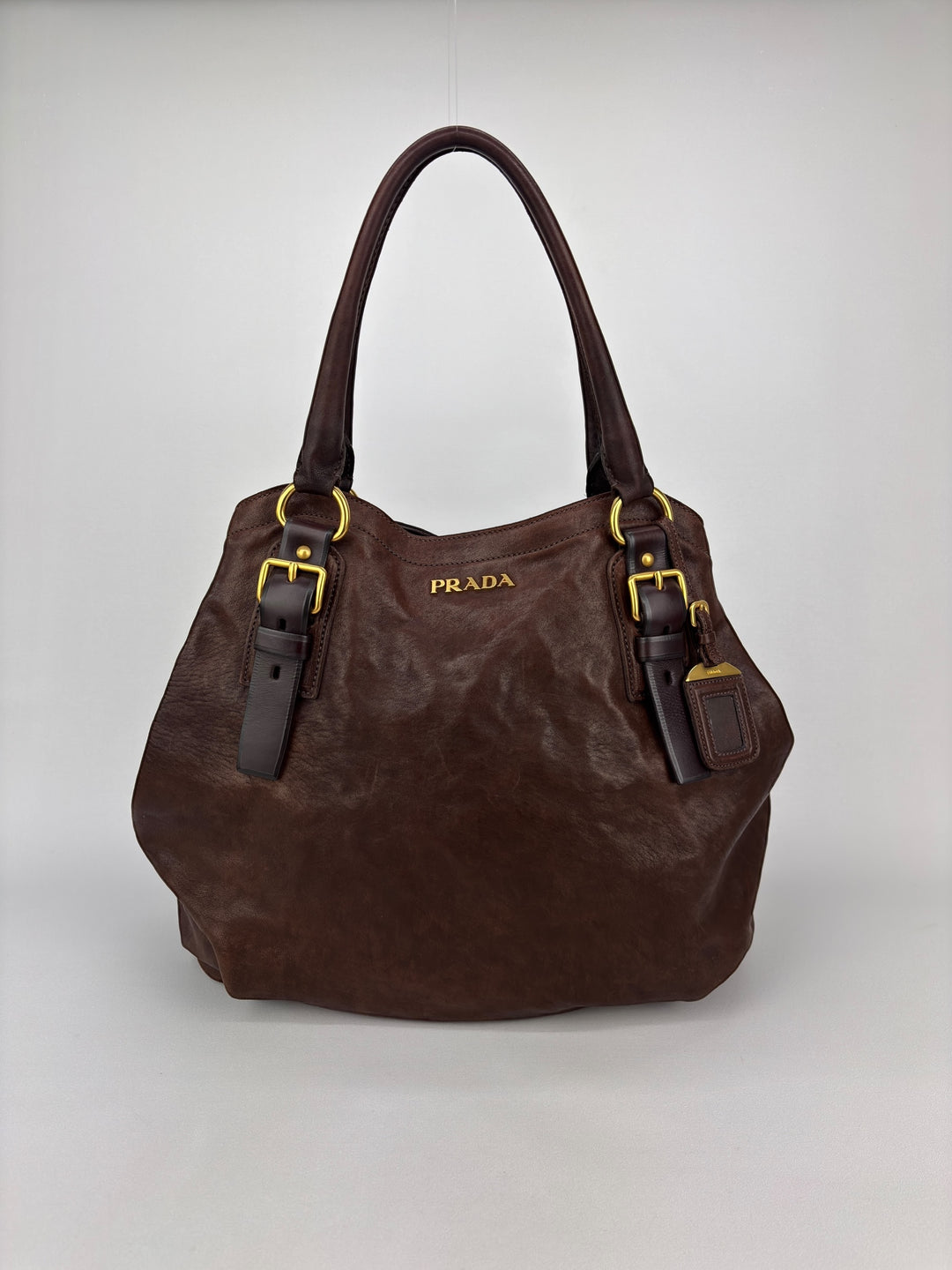 Prada Learher Bucket Shoulderbag