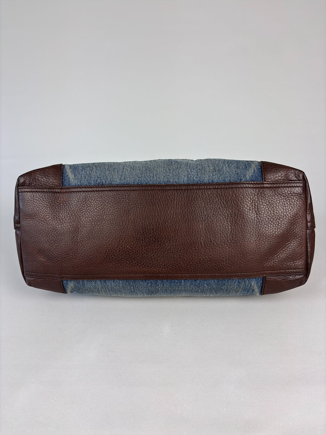 Gucci Soho Denim Tote/Hobo Bag mit Kettenriemen und Fransenanhänger