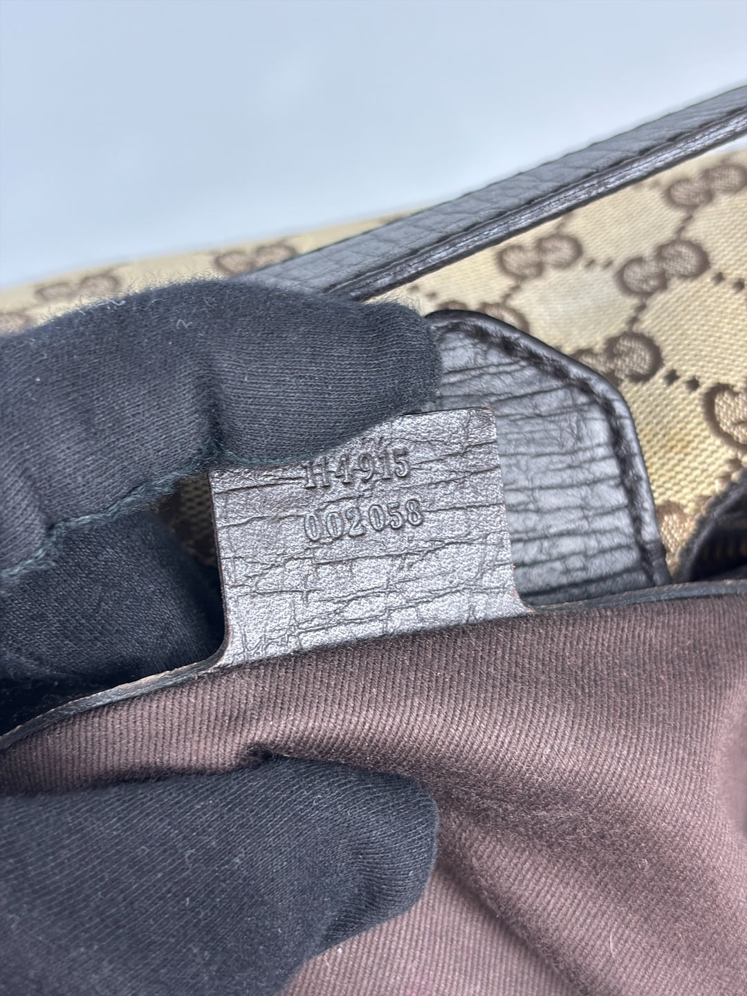 Gucci Horsebit Chain Baguette Bag mit Klappe (Vintage Web/Horsebit-Kollektion)