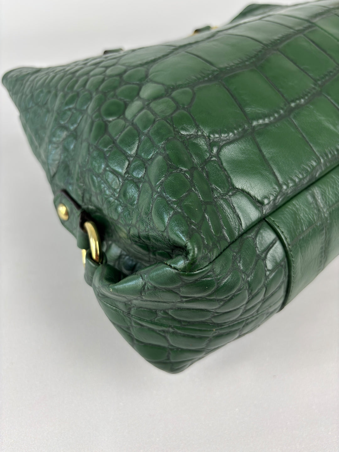 Coach Ashley Carryall Shoulderbag – Kroko-Präge-Leder (Croc-Embossed)