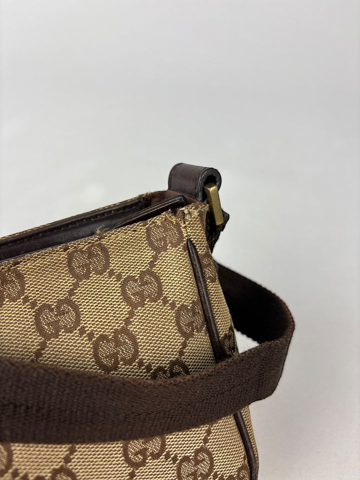 Gucci Abbey Segeltuch Handtaschen