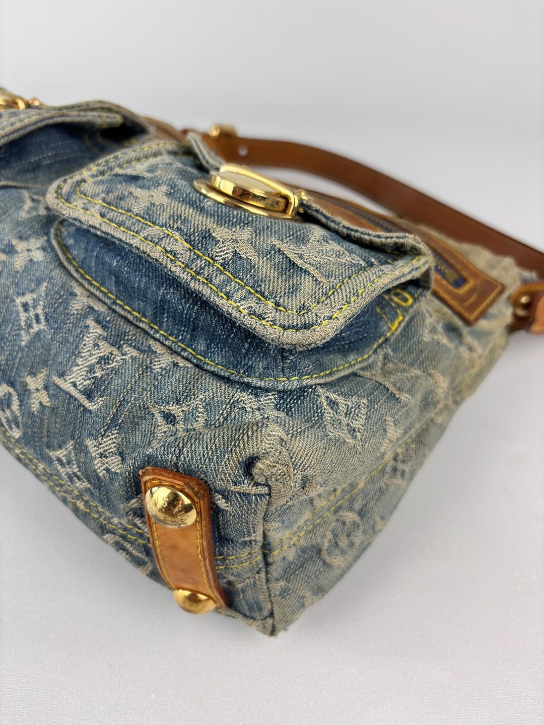 Louis Vuitton Monogram Denim Baggy PM Shoulderbag