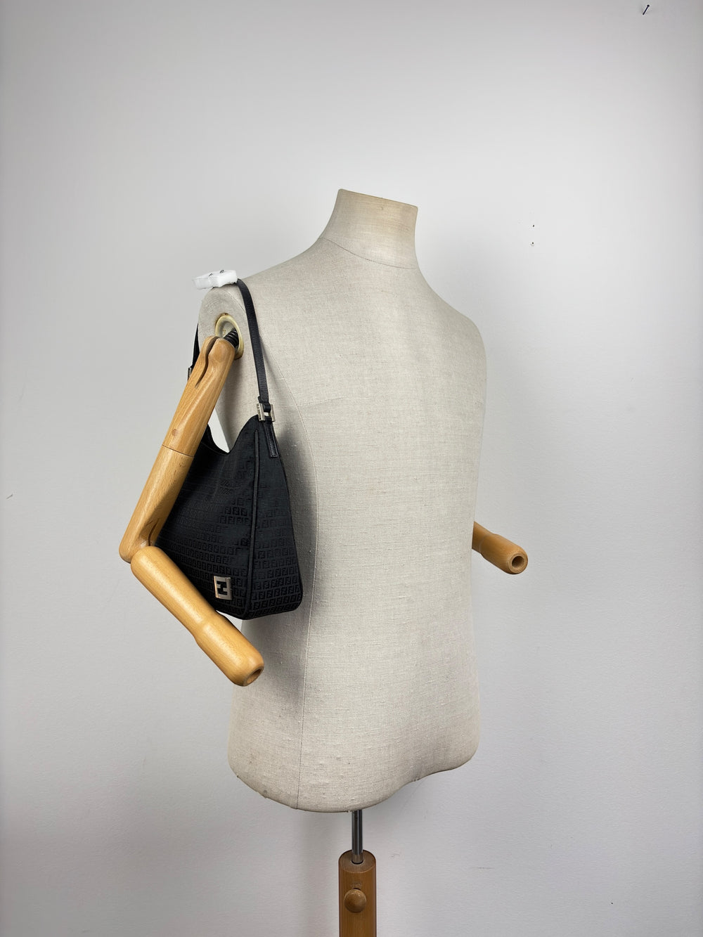 Fendi Zucchino Shoulder Bag / Hobo Bag