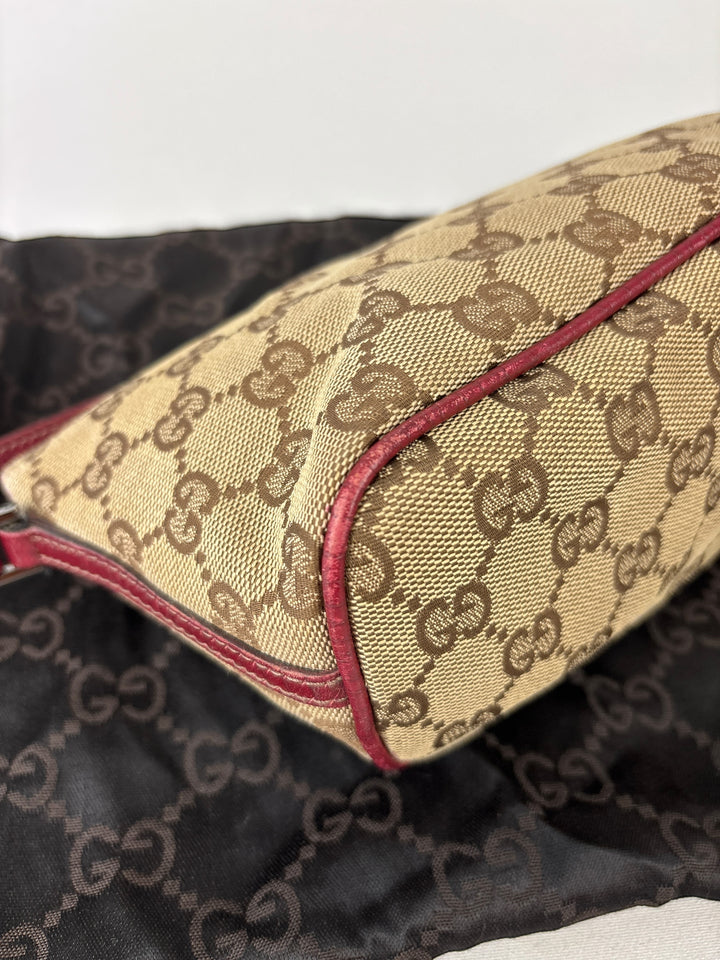 Gucci Abbey Segeltuch Handtaschen