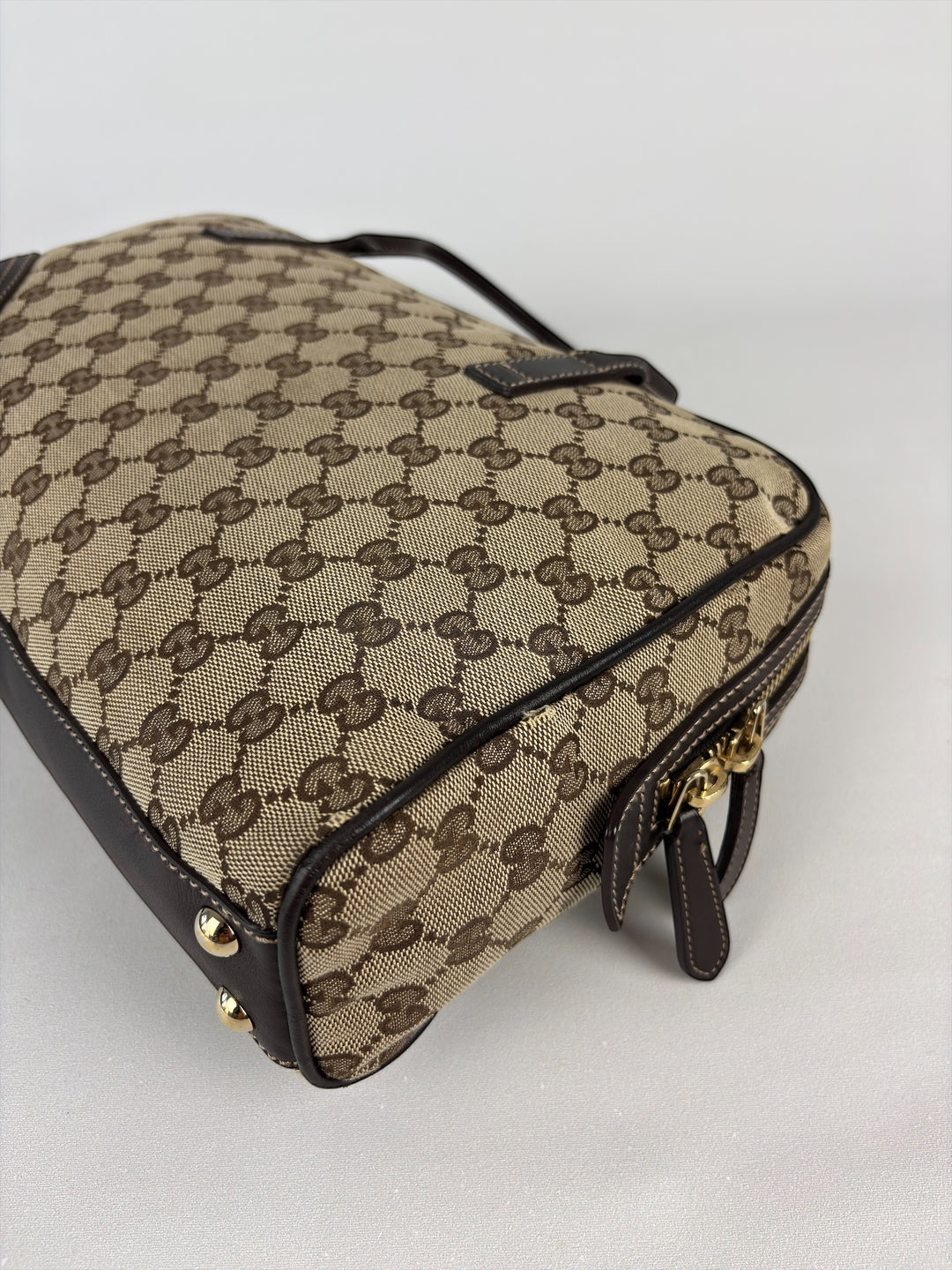 Gucci Vintage "1973" Boston Bag mit Interlocking-G Schultertasche / Baguette