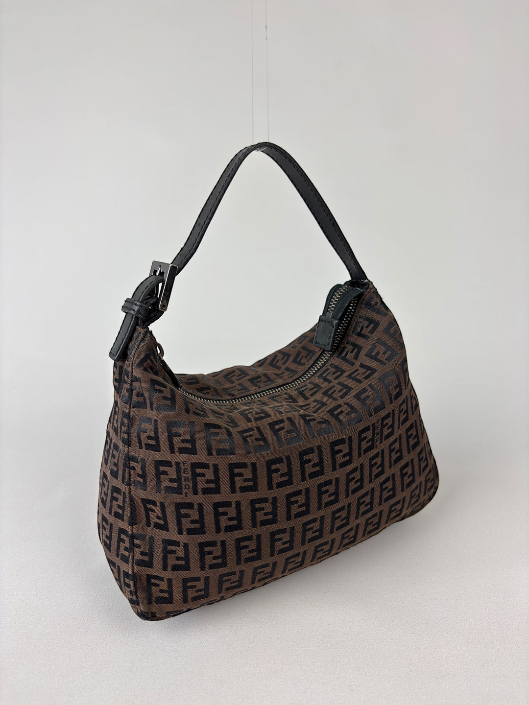 Fendi – Zucchino Canvas Hobo Baguette