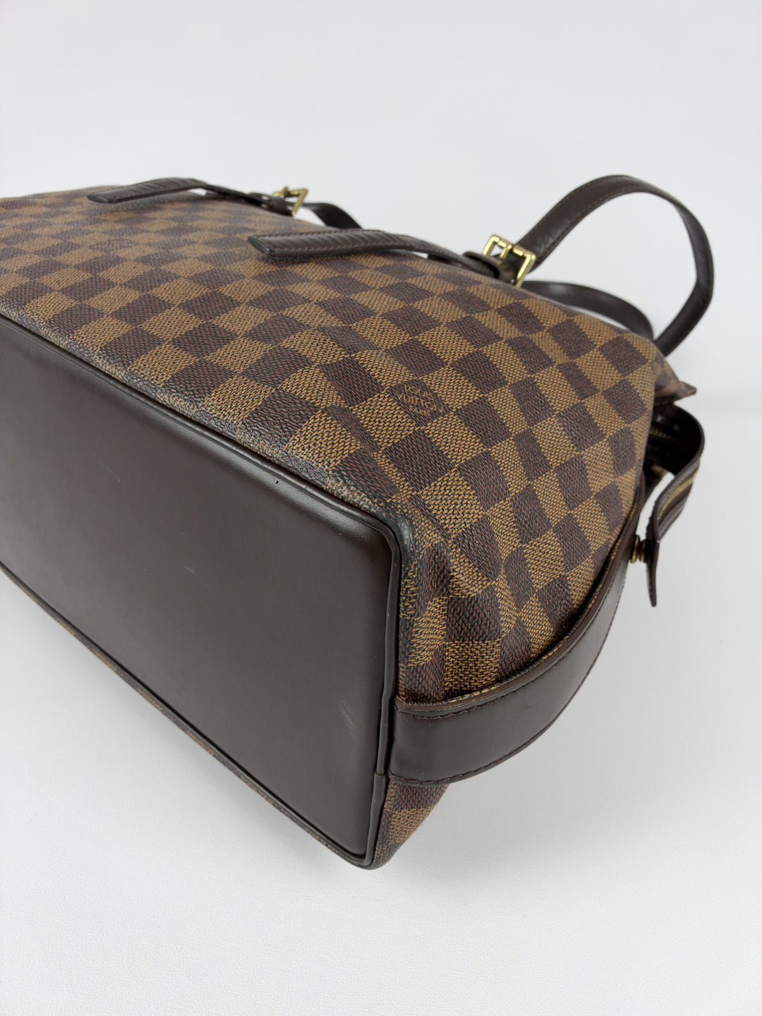 Louis Vuitton Damier Ebene Chelsea Tote Shoulder Bag in Ebène/Braun, Detailansicht 9