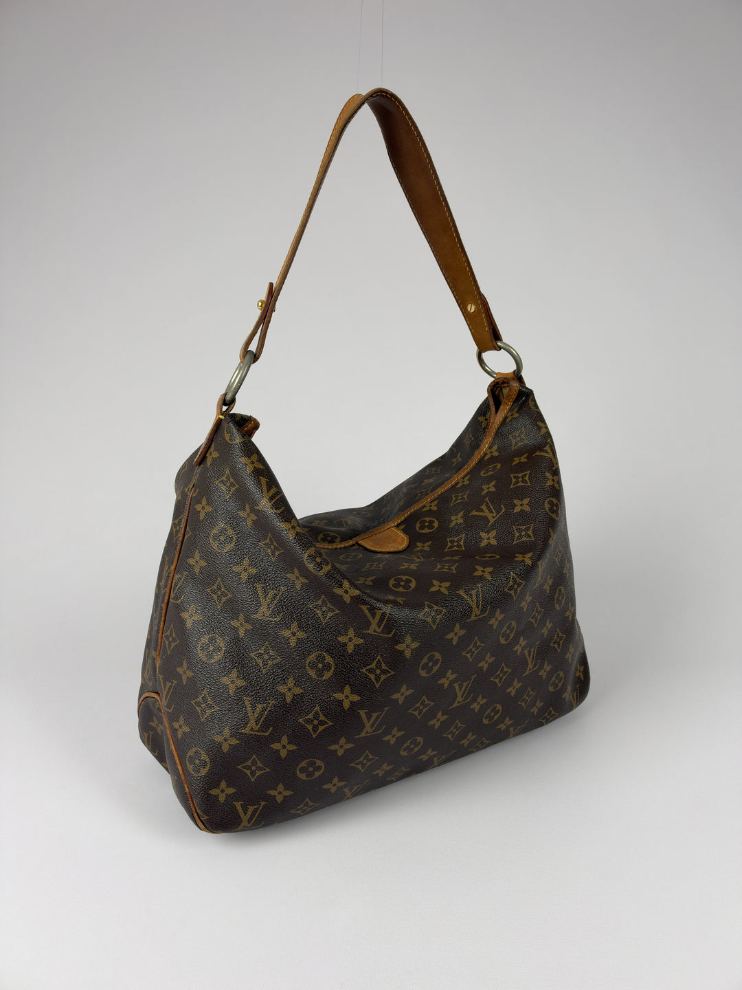 Louis Vuitton Monogram Delightful MM Shoulder Bag in Braun, Detailansicht 1