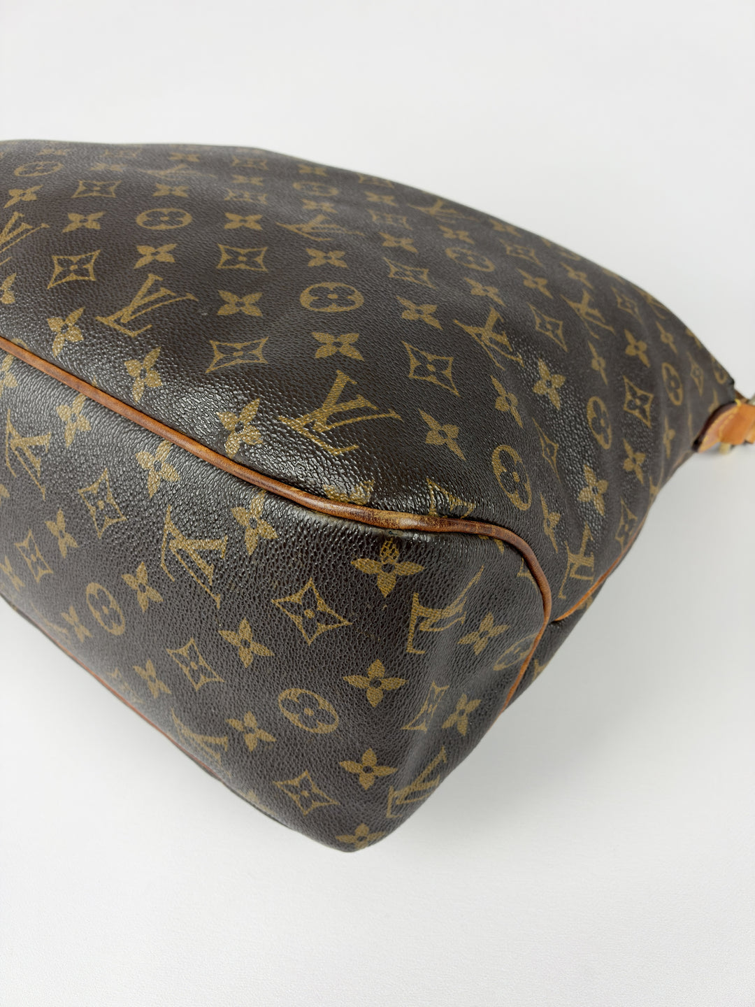 Louis Vuitton Monogram Delightful MM Shoulder Bag in Braun, Detailansicht 12