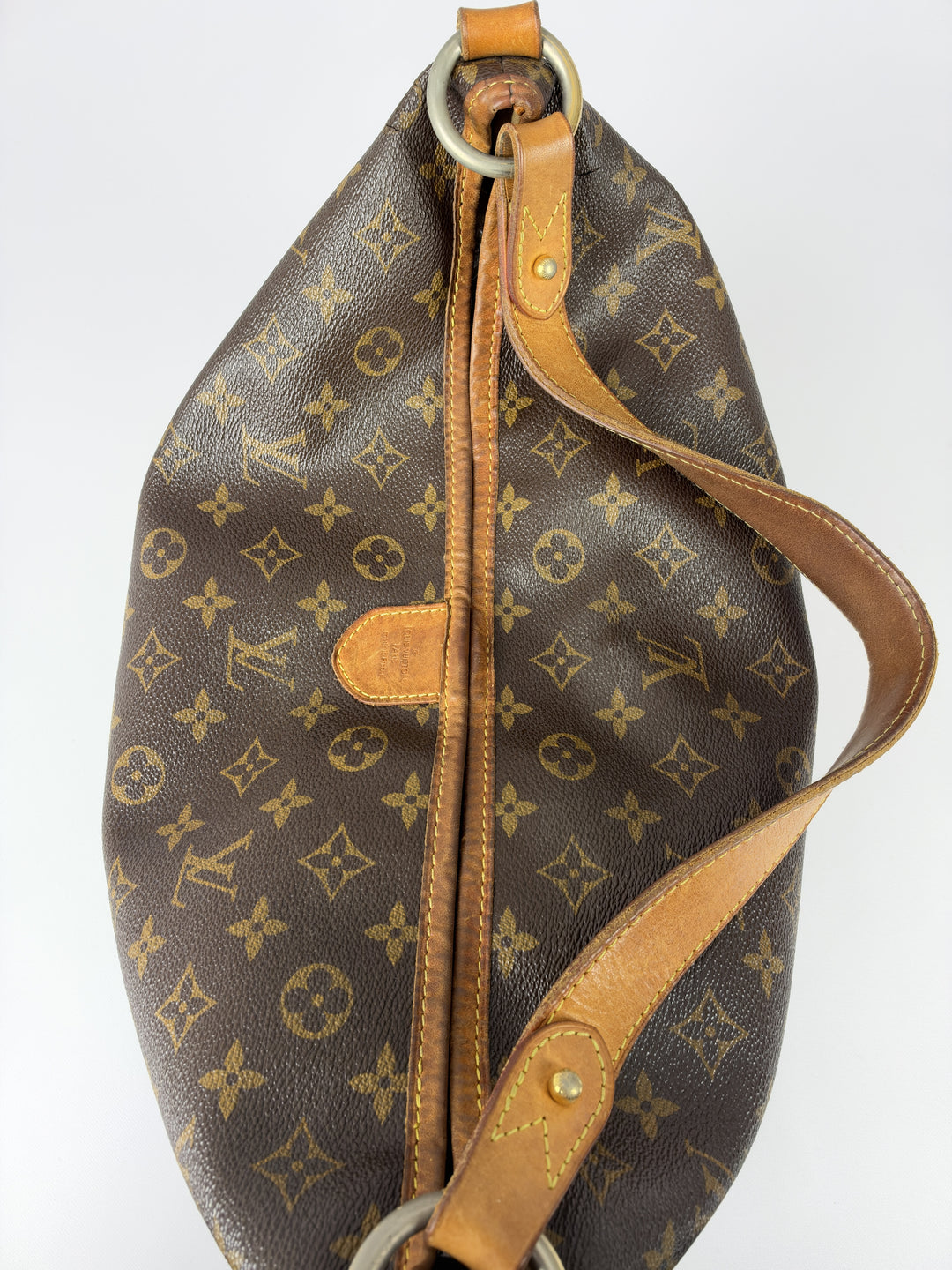 Louis Vuitton Monogram Delightful MM Shoulder Bag in Braun, Detailansicht 13