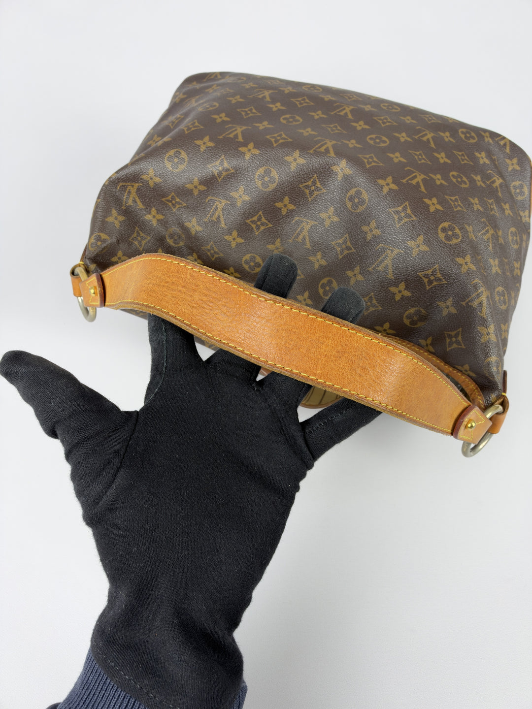 Louis Vuitton Monogram Delightful MM Shoulder Bag in Braun, Detailansicht 14