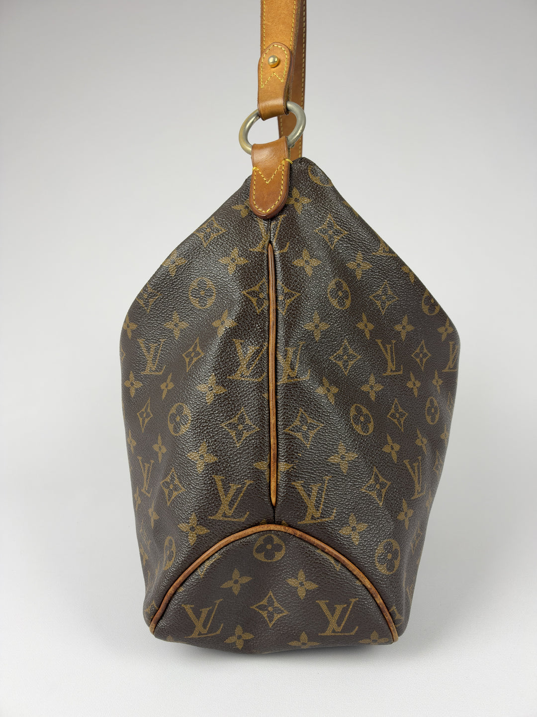 Louis Vuitton Monogram Delightful MM Shoulder Bag in Braun, Detailansicht 5
