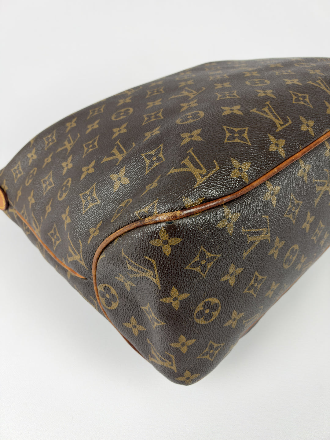 Louis Vuitton Monogram Delightful MM Shoulder Bag in Braun, Detailansicht 9