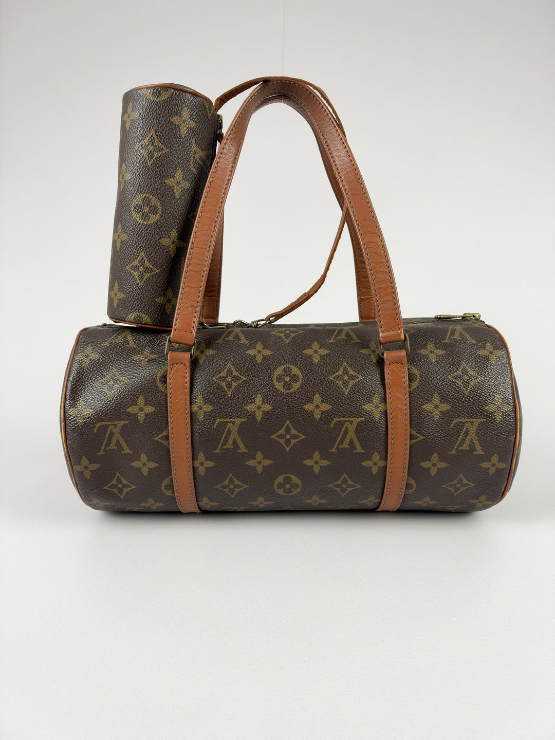 Louis Vuitton Monogram Papillon 30 with Mini Pouch in Braun, Ansicht 4