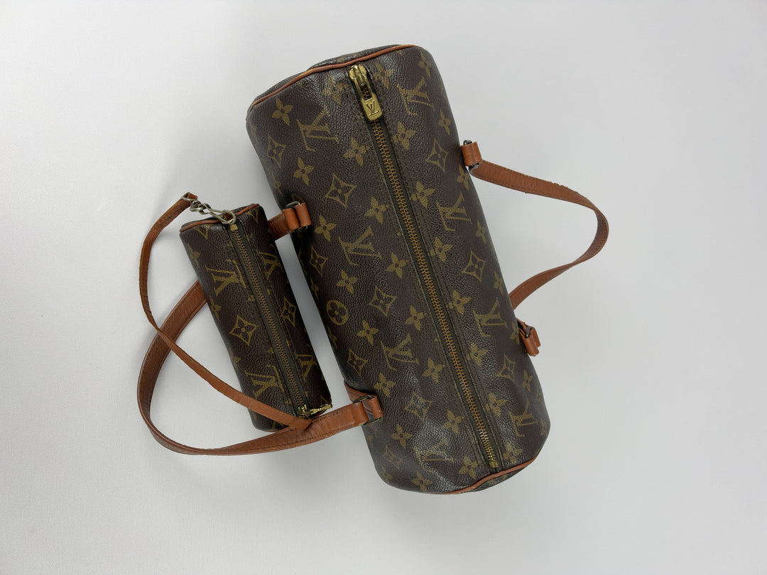 Louis Vuitton Monogram Papillon 30 with Mini Pouch in Braun, Ansicht 14