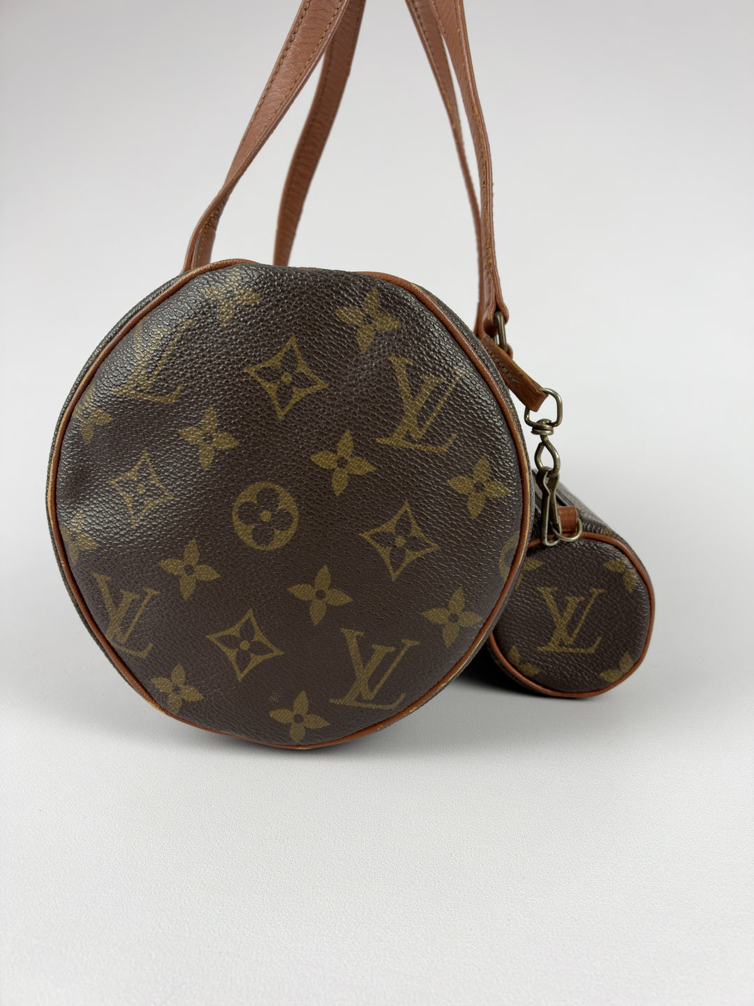 Louis Vuitton Monogram Papillon 30 with Mini Pouch in Braun, Ansicht 7