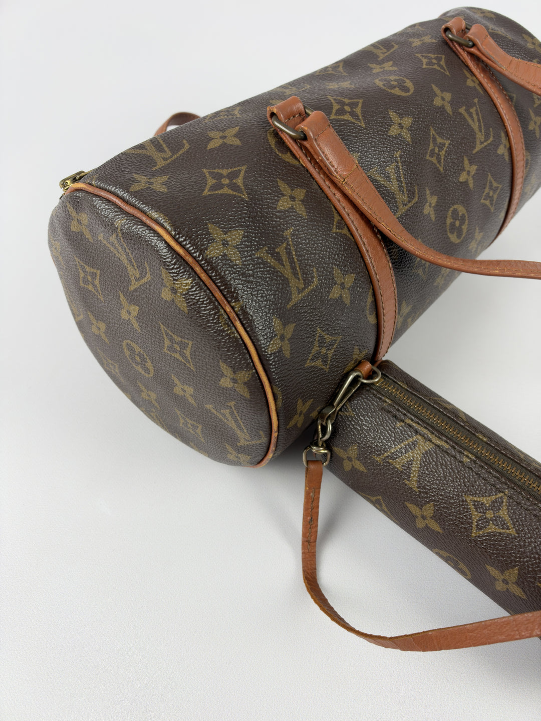 Louis Vuitton Monogram Papillon 30 with Mini Pouch in Braun, Ansicht 12
