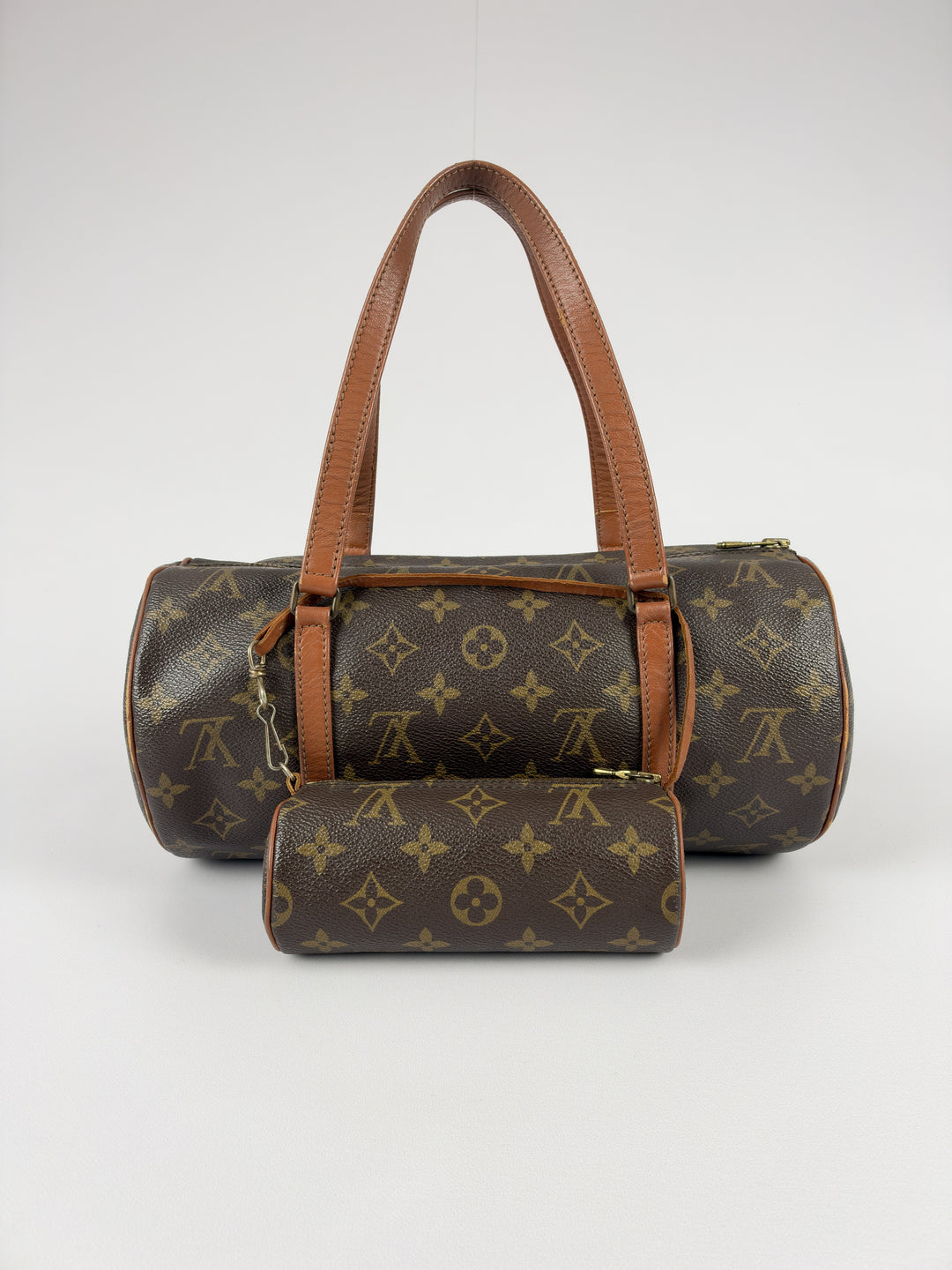 Louis Vuitton Monogram Papillon 30 with Mini Pouch in Braun, Ansicht 3