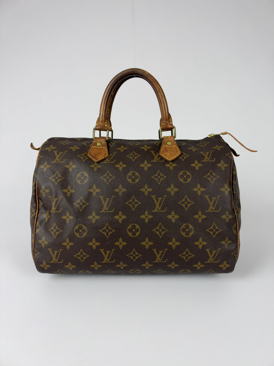 Louis Vuitton Monogram Speedy 30 in Braun, Detailansicht 2