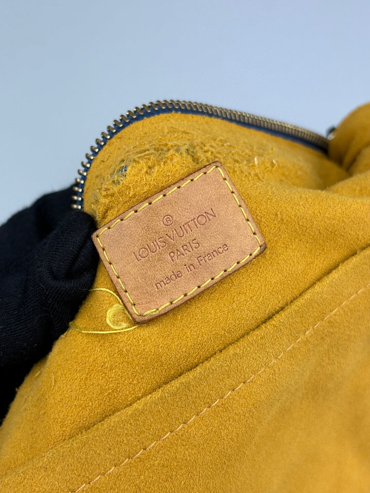 second hand Louis Vuitton Baggy GM Denim women Crossbody Bag,vintage damen lv umhängetasche jeans
