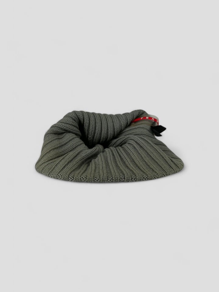 unisex prada beanie grey, second hand prada mütze grau