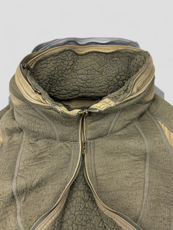 vintage Goa Fleece Full Zip Sweater, second hand goa pullover