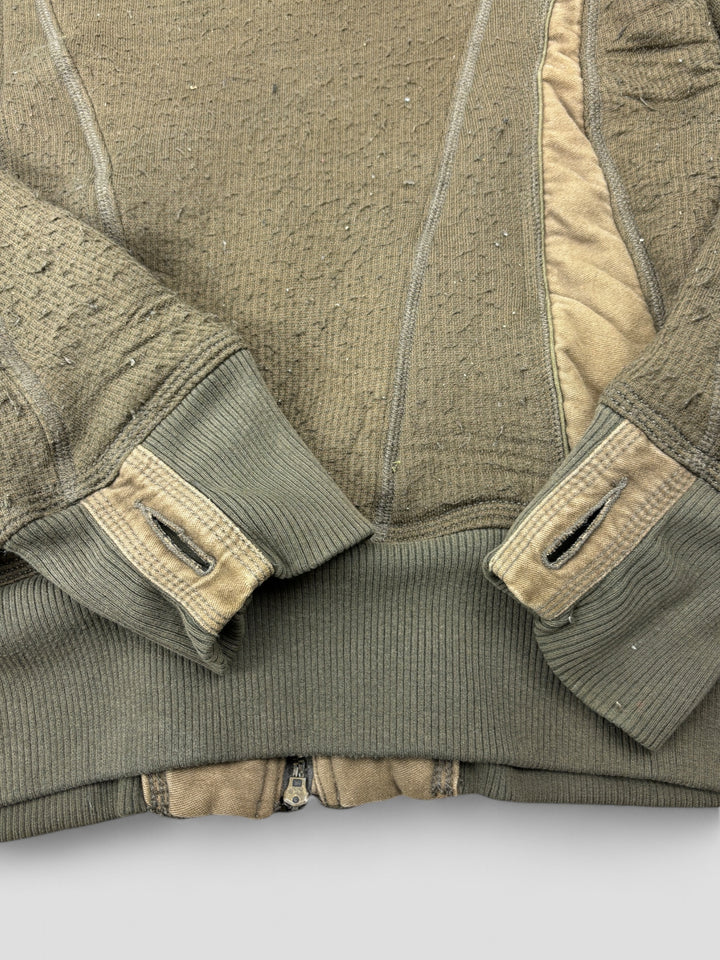 vintage Goa Fleece Full Zip Sweater, second hand goa pullover